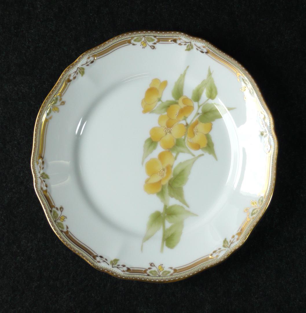 ノリタケ　【廃番品】ガラコンテッサ　18㎝　金縁ケーキ皿　6枚セット