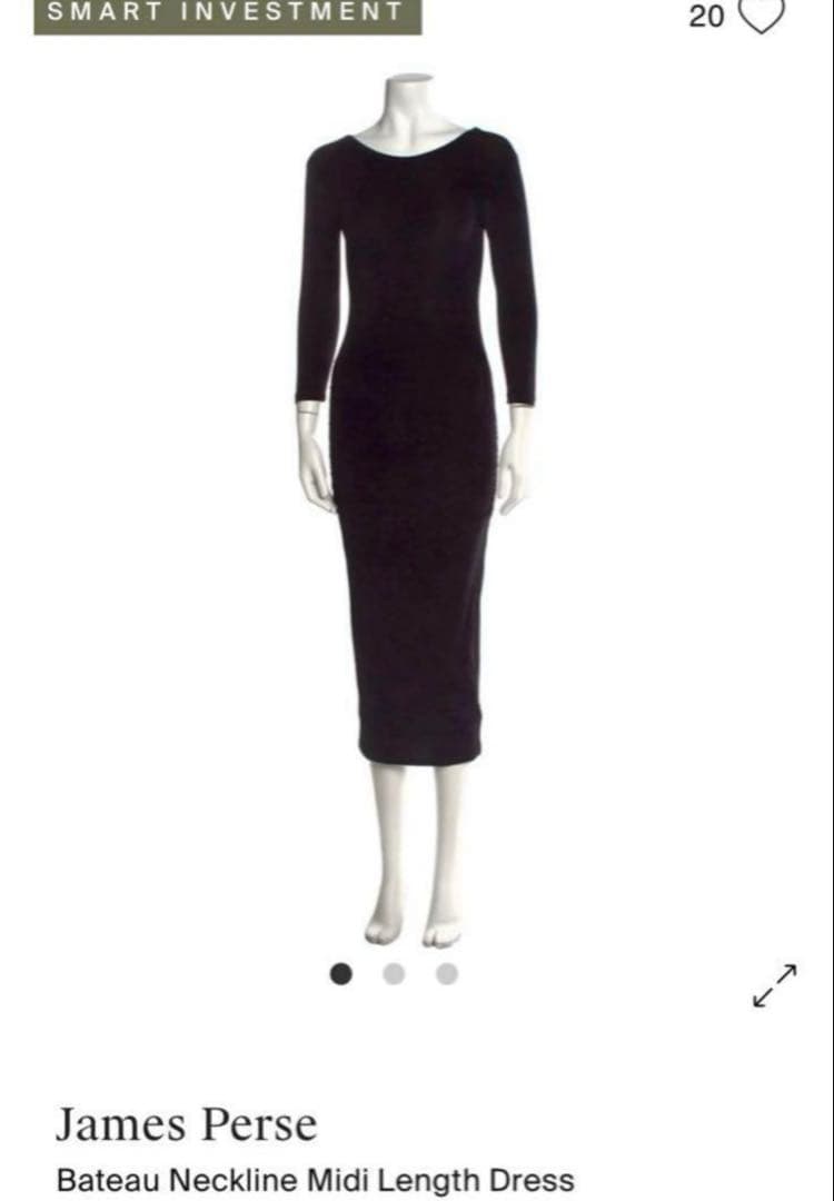 ゆ*き様 ジェームスパースのワンピース新品、タグ付きアメリカサイズ0