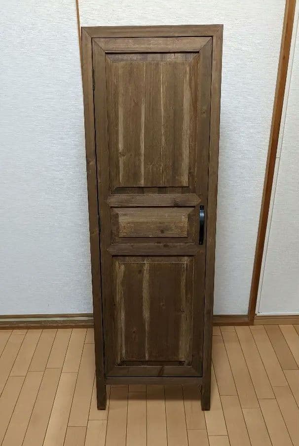 売切り値下げ！★アンティーク姿見 ★扉&ネクタイ他収納付き♫