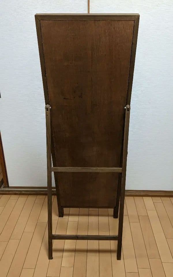 売切り値下げ！★アンティーク姿見 ★扉&ネクタイ他収納付き♫