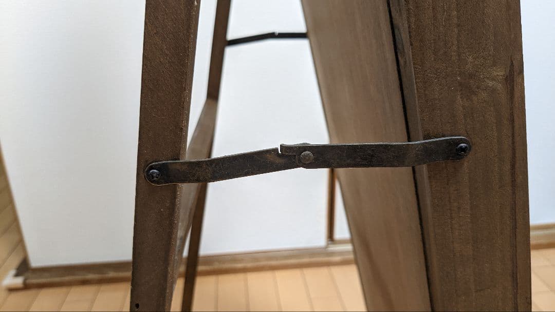 売切り値下げ！★アンティーク姿見 ★扉&ネクタイ他収納付き♫