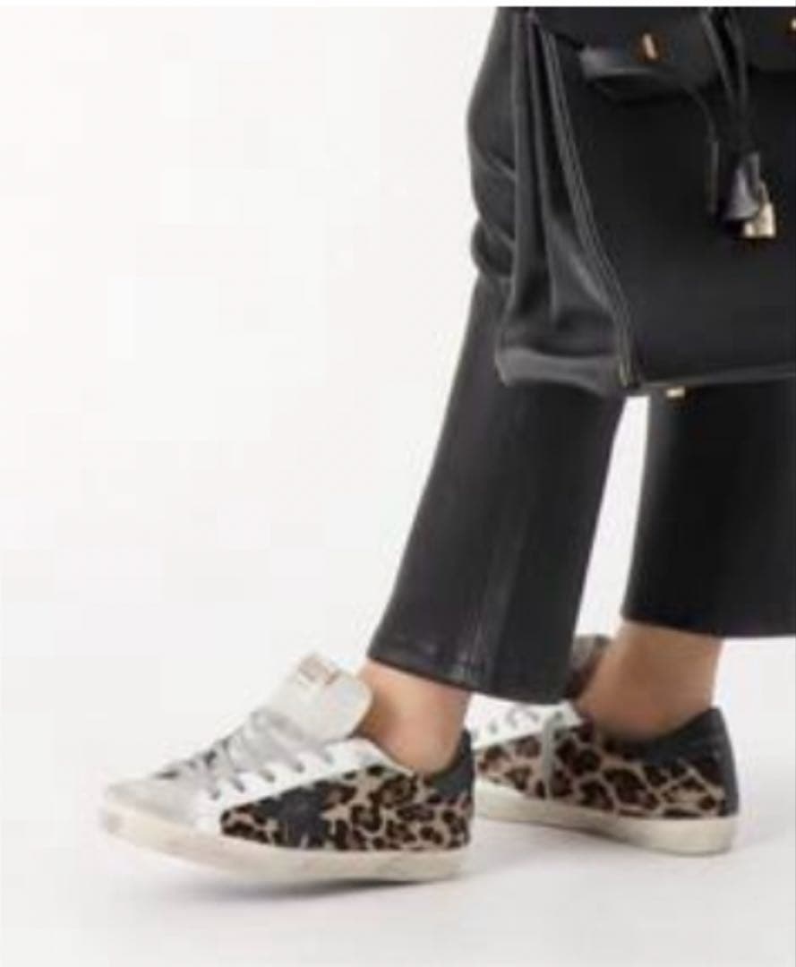 【GOLDEN 】 SUPER-STAR LEOPARD スニーカー