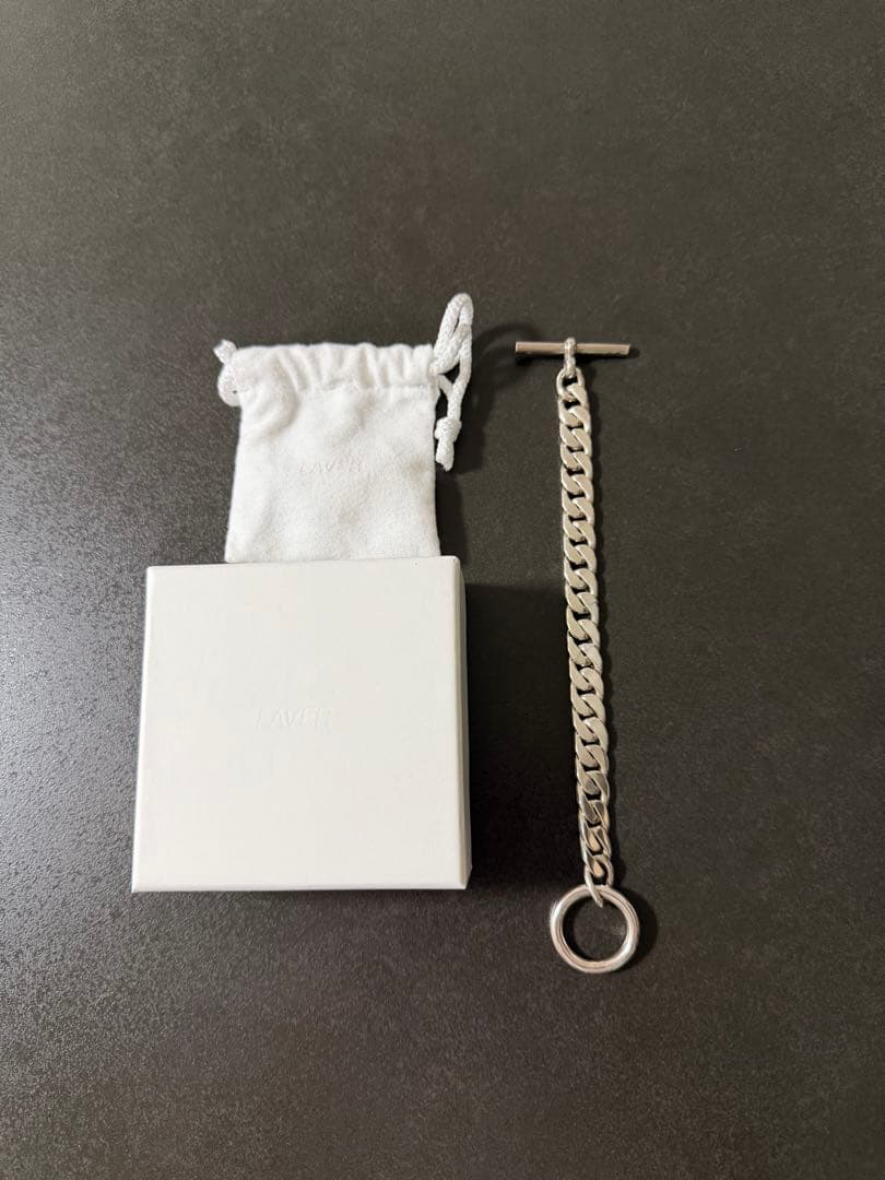 LAVER ラバー 11MM CURB CHAIN T BAR