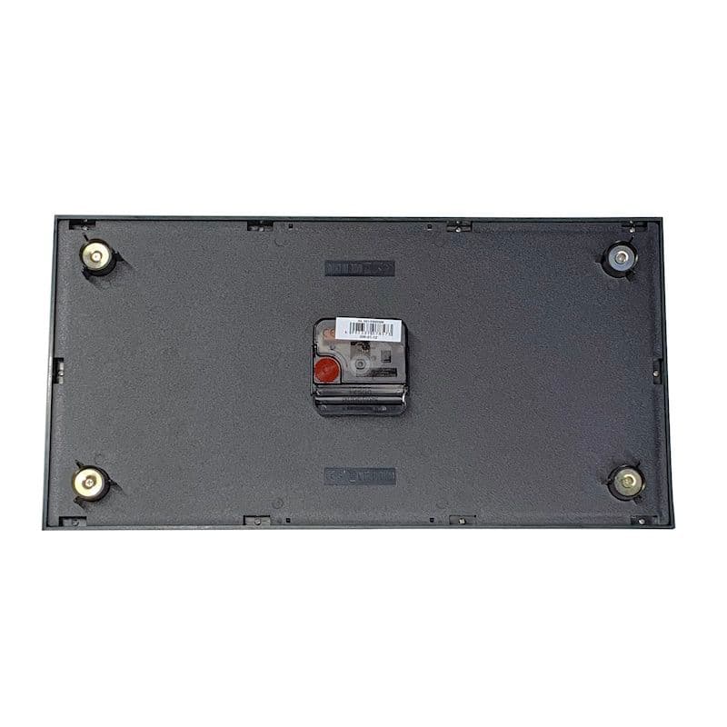 新品 両面時計 クロック ダルトン レクタングル ダークグリーンインダストリアル