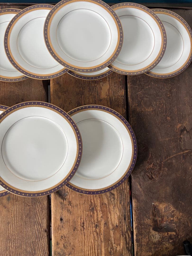 廃盤 ノリタケ SICILIAN BLUE シシリアンブルー　18枚セット