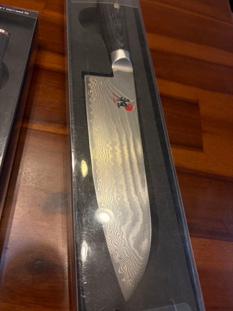 新品同様MIYABI 雅 5000FC-D 牛刀 & 小刀（ペティ）2本セット