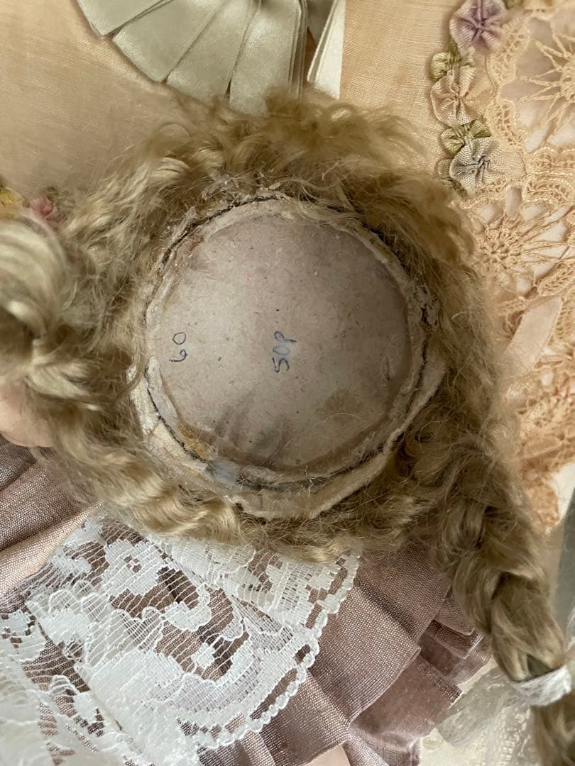 ヴィンテージ♡AM323 グーグリーちゃんリプロの子♡アンティークビスクドール