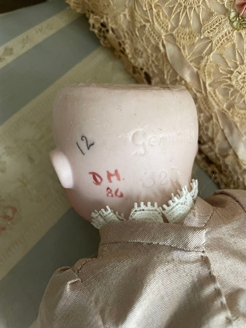 ヴィンテージ♡AM323 グーグリーちゃんリプロの子♡アンティークビスクドール