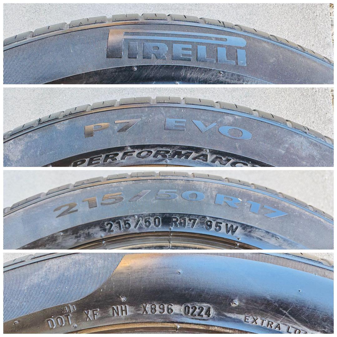 215/50R17 ピレリ P7 EVO PERFORMANCE 2024年