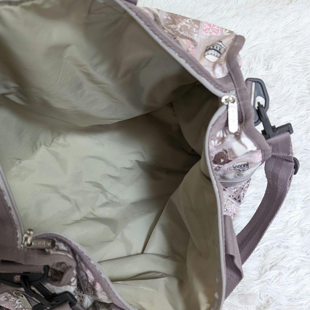 【極美品】レスポートサック ラージ ウィークエンダー　ボストンバッグ テディベア