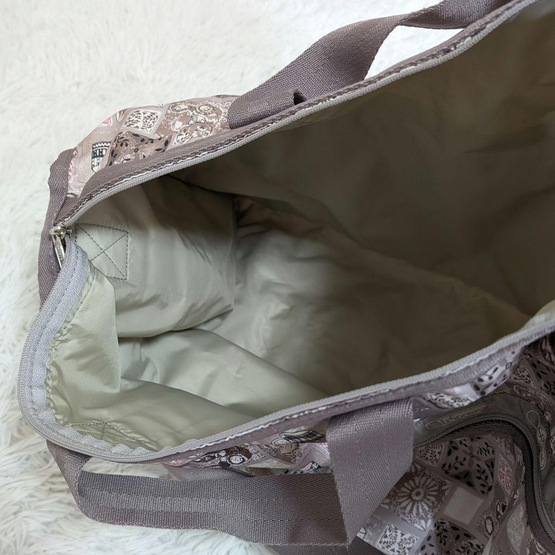 【極美品】レスポートサック ラージ ウィークエンダー　ボストンバッグ テディベア