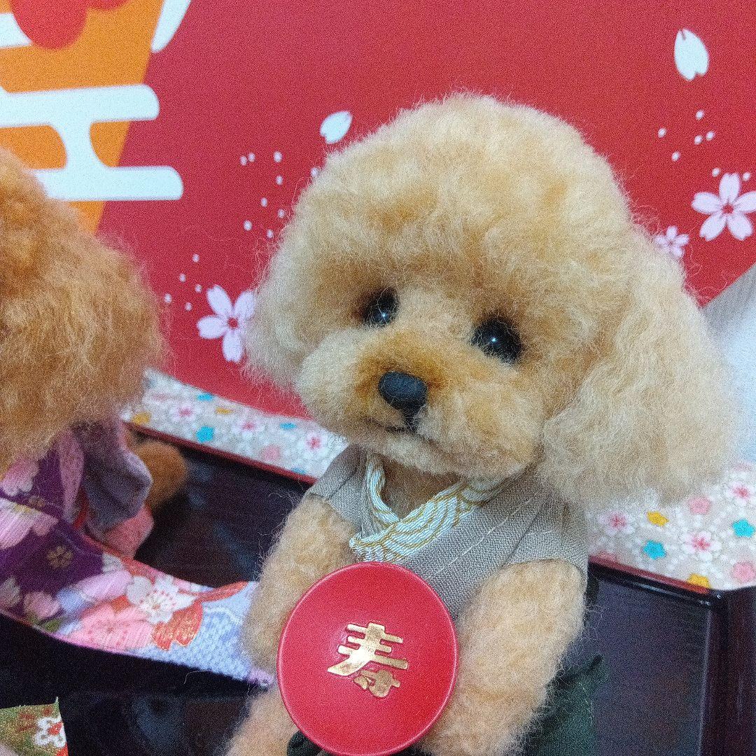 羊毛フェルト　トイプードル　渡邉真由美