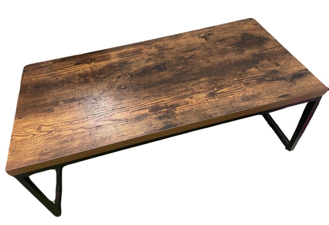 ニトリ　ローテーブル　ダークブラウン木製テーブル