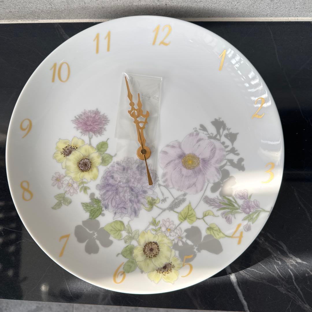 【新品/未使用】ポーセラーツ/壁掛け時計