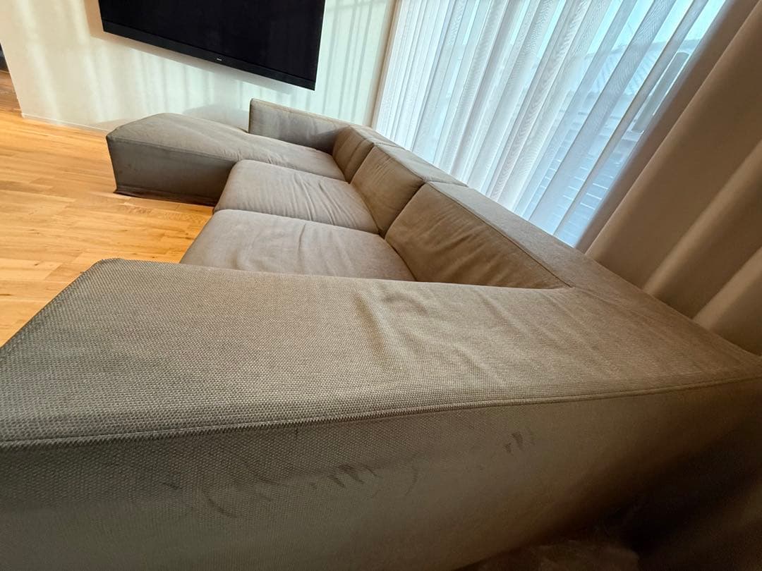 【右】eilersen(アイラーセン)コーナーソファ 3分割発送(バラ売り不可)