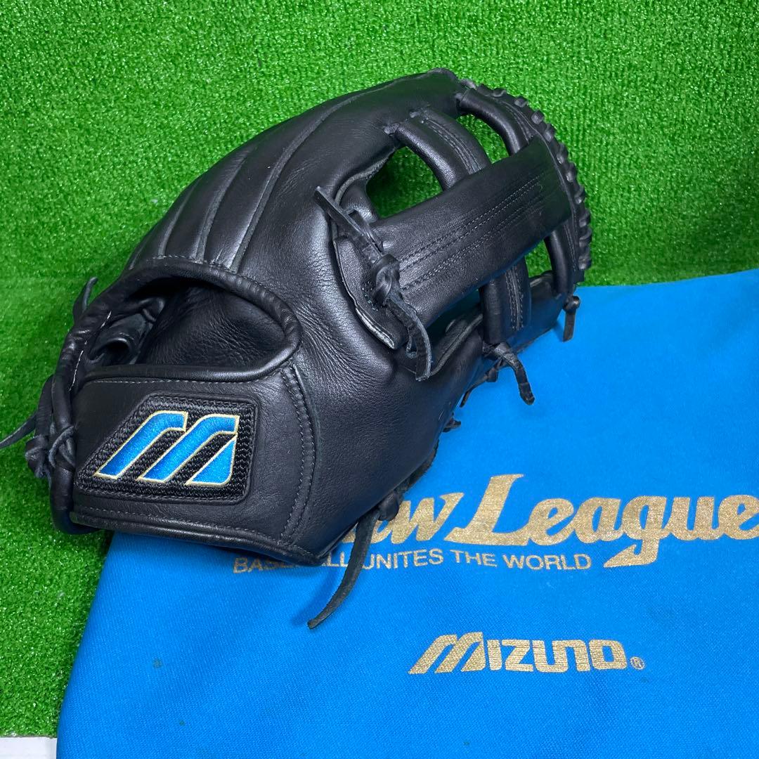 ミズノ ビューリーグ 軟式用 内野手用 大人用 日本製 ビッグM 折り返しハーフ