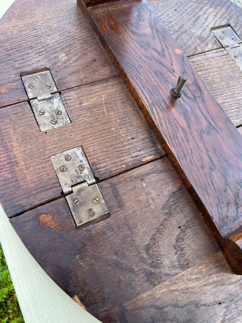 イギリスアンティーク　コンパクトバタフライテーブル　サイドテーブル　希少