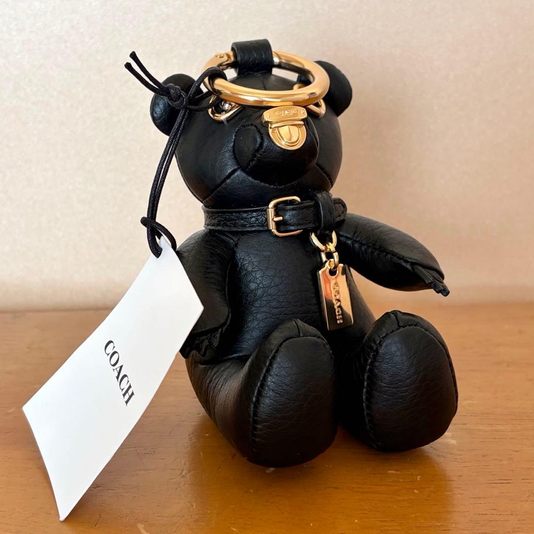 コーチ　coach ベアチャーム　黒　レア　新品未使用　タグ付き