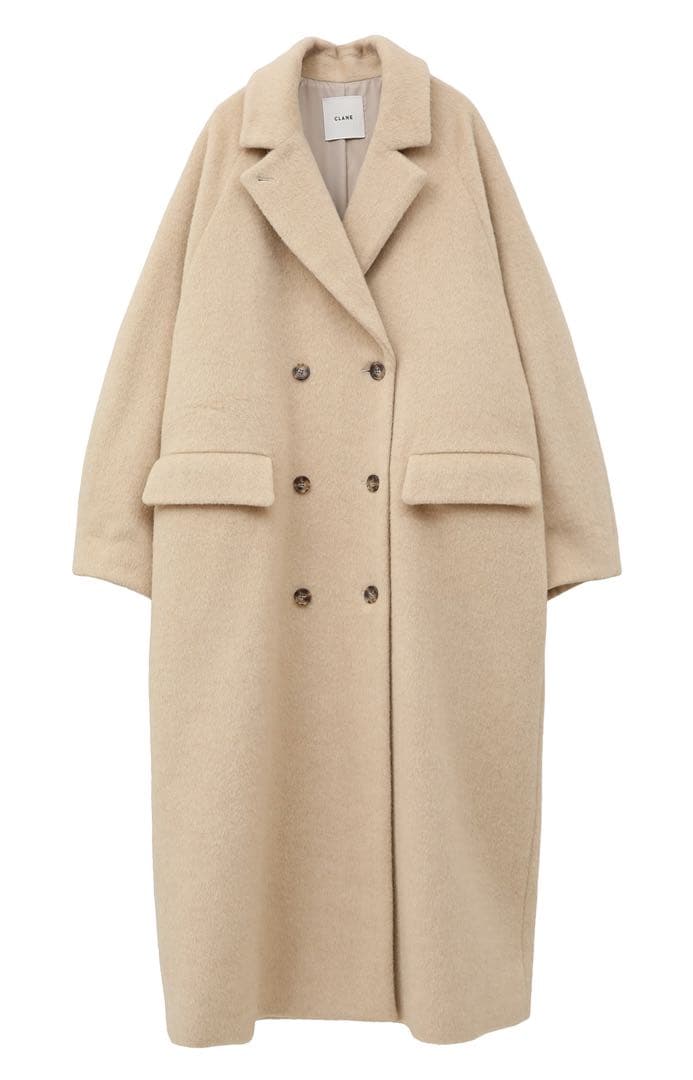 ジャケット・アウター CLANE DOUBLE WOOL LONG COAT