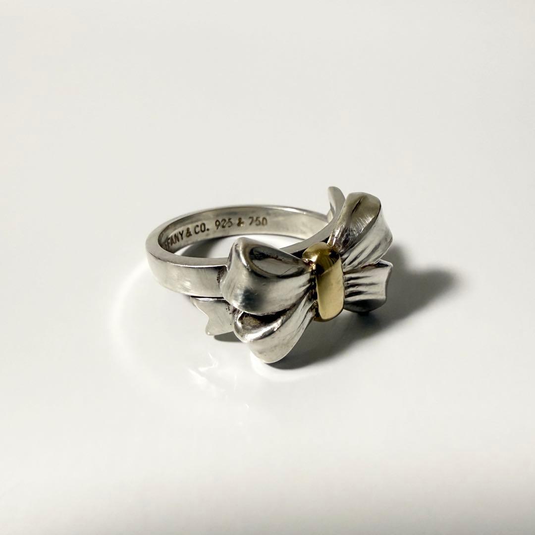 TIFFANY＆Co. リボンリング　コンビ