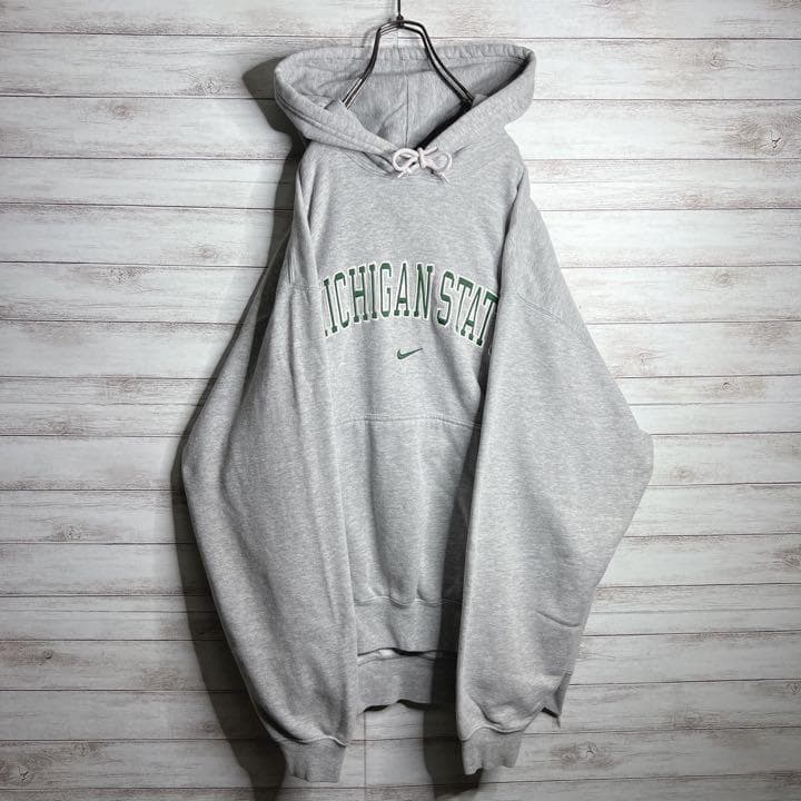 【入手困難!!】ナイキ ✈︎刺繍 アーチロゴ ミシガン ゆるだぼ 白タグ 裏起毛