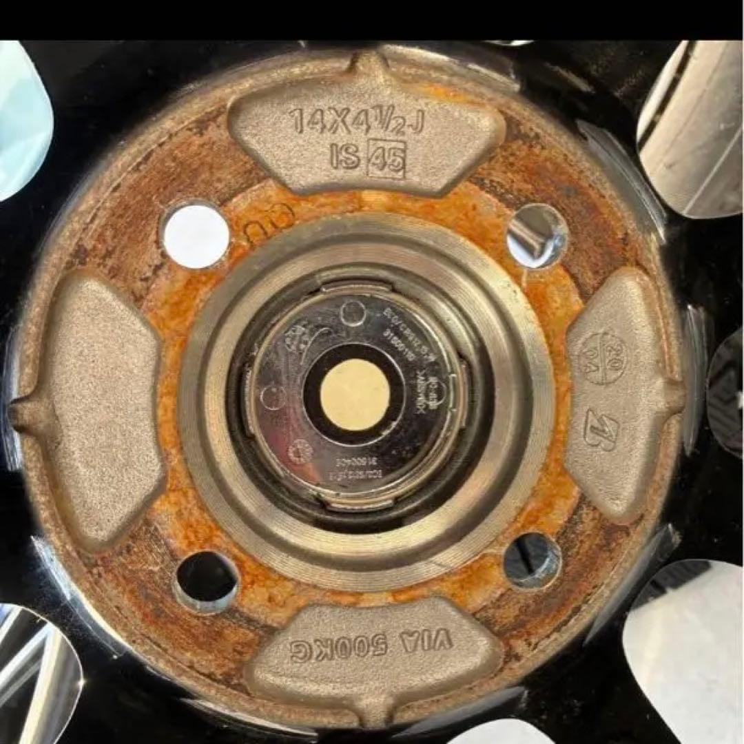 【ヒロエ】ブリヂストン スタッドレスタイヤ 14インチ ホイールセット