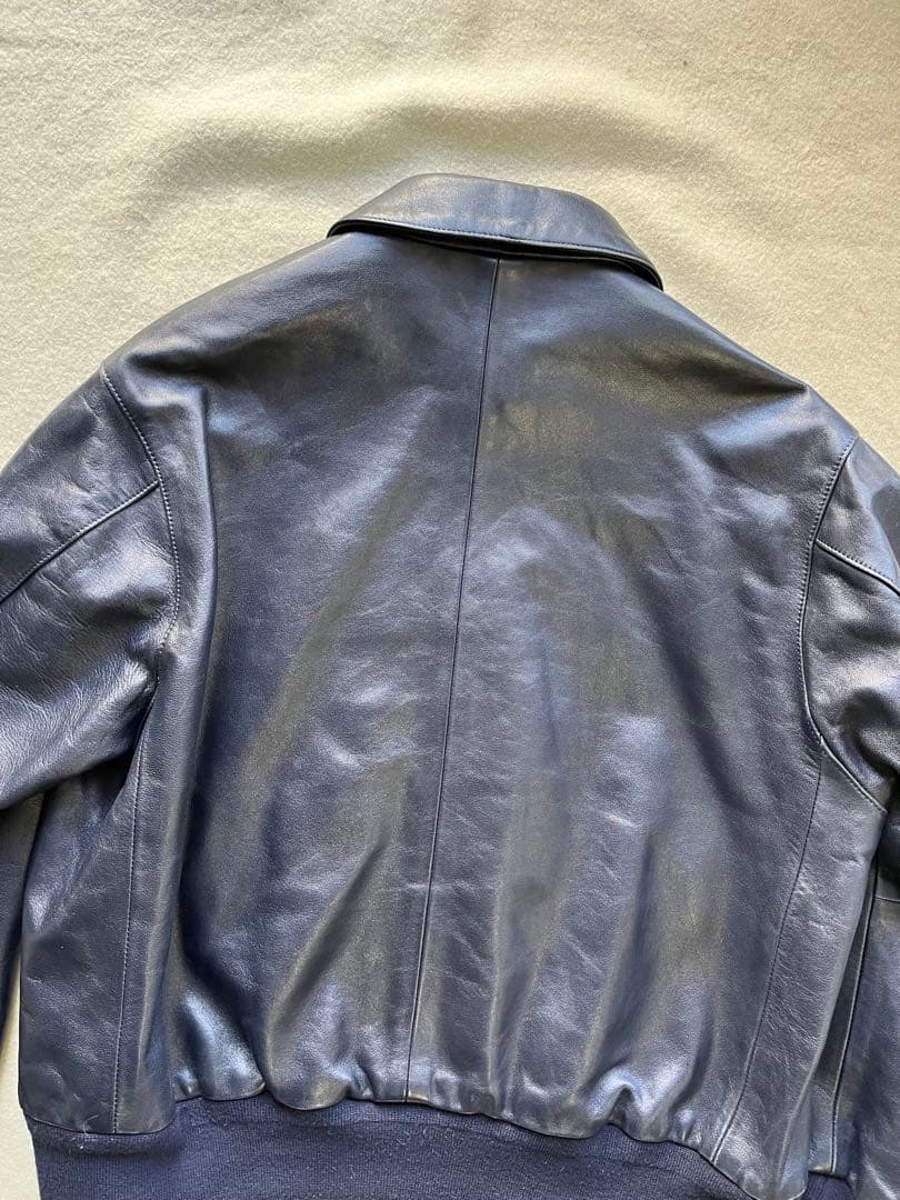 LOEFF ラムレザー フライトジャケットsize1 A-2 フライトジャケット