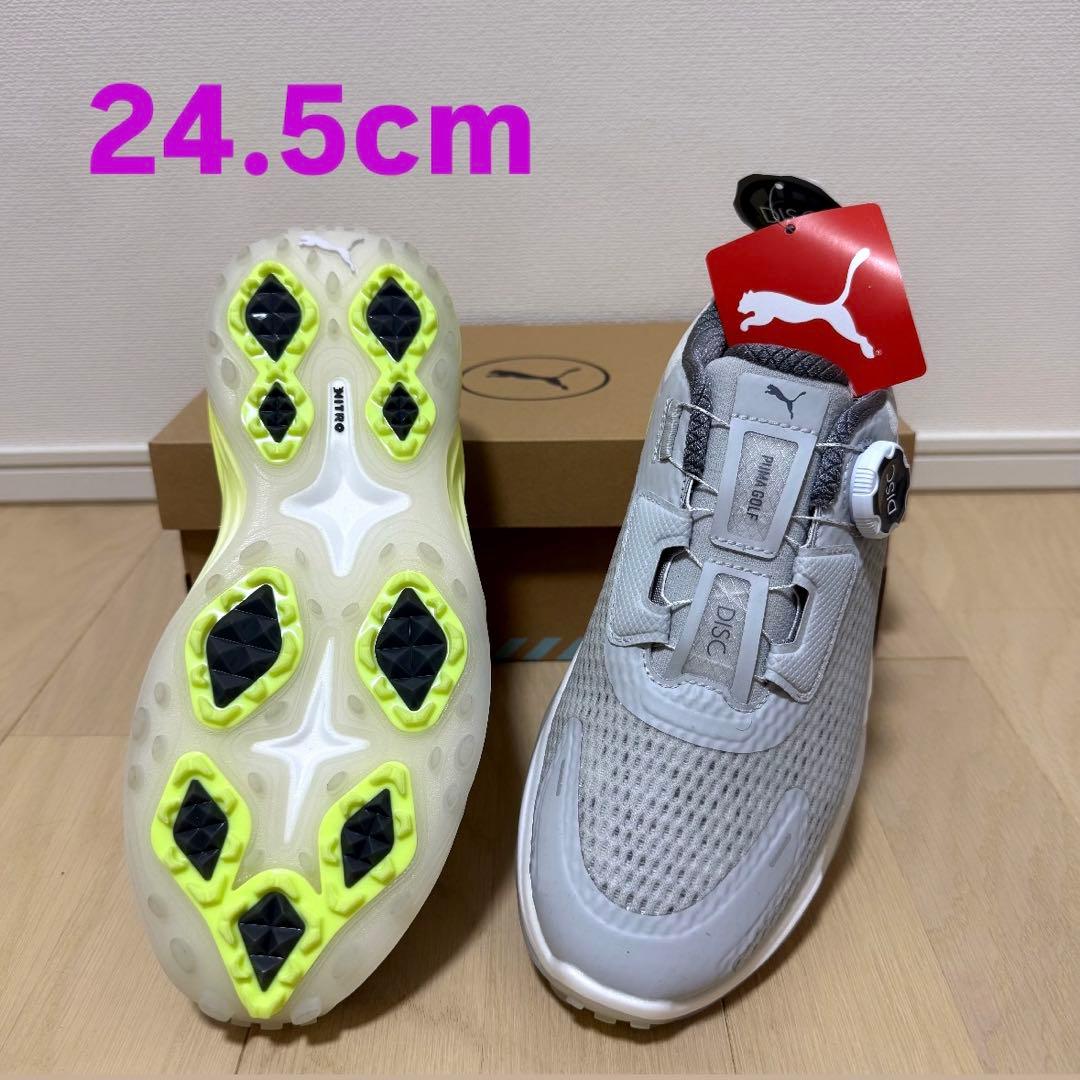 プーマ ニトロ ディスク スパイクレス レディース ゴルフシューズ 24.5