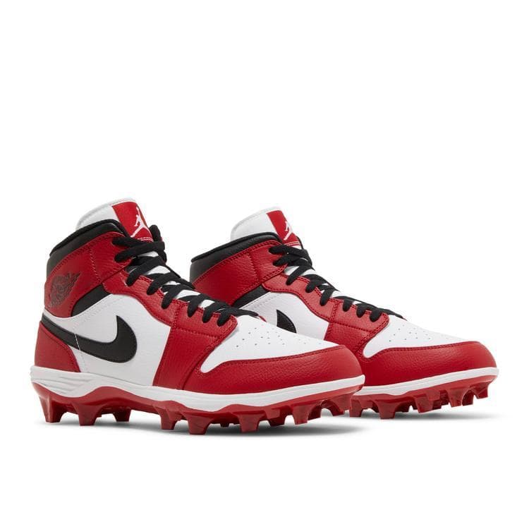 25cm ジョーダン 1 ミッド スパイク シカゴ アメフト 野球 ラクロス