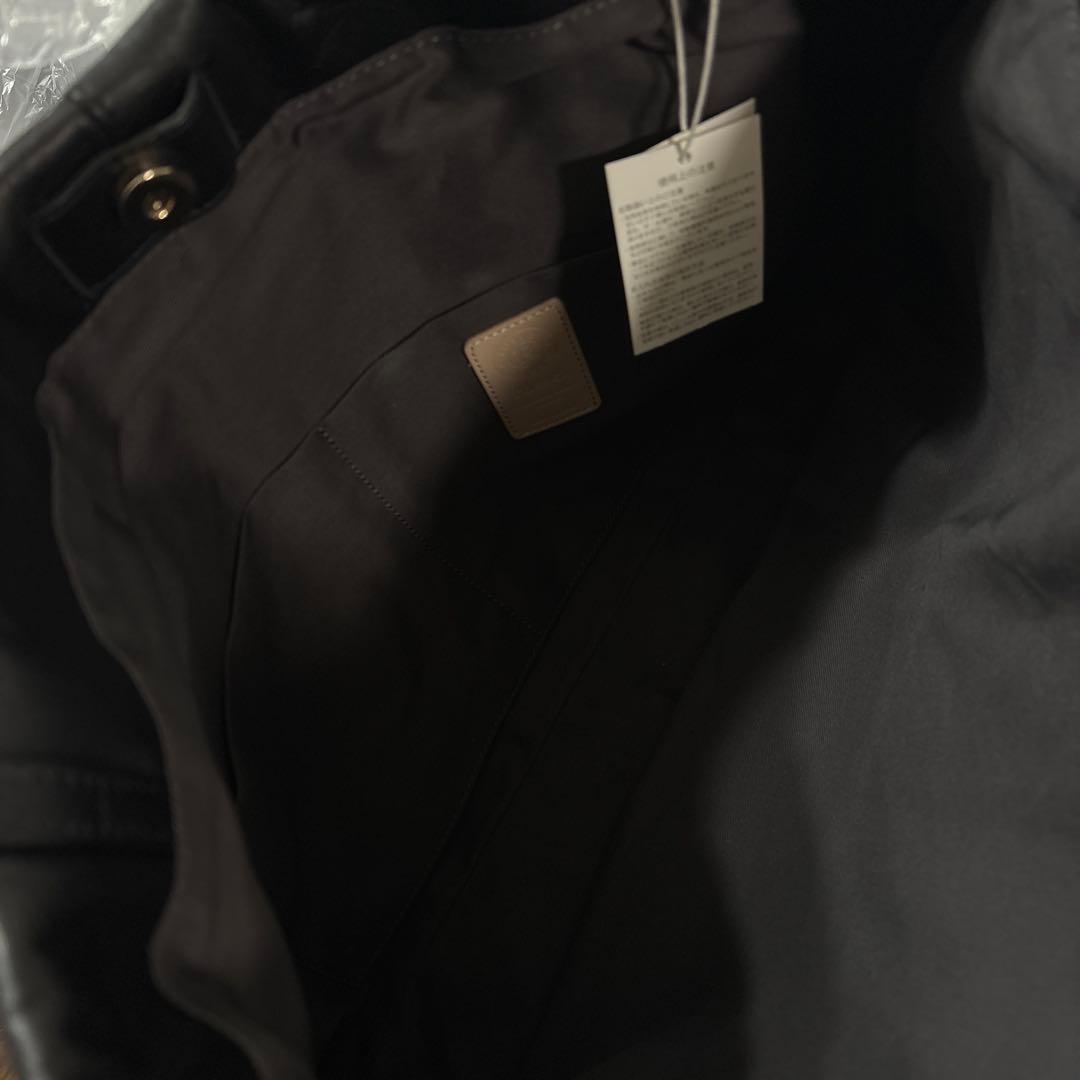 新品ラシット BEARDSLEYコラボA4入るソフトレザー ギャザートートバッグ