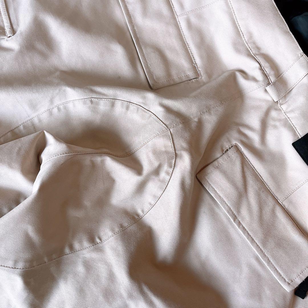 ROME SDS ローム スノーボードウエア ワイドバギーパンツ アイボリーS