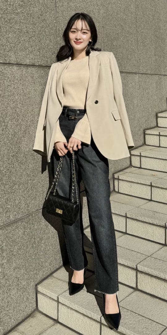 【YANUK×anuans】CURVY DENIM