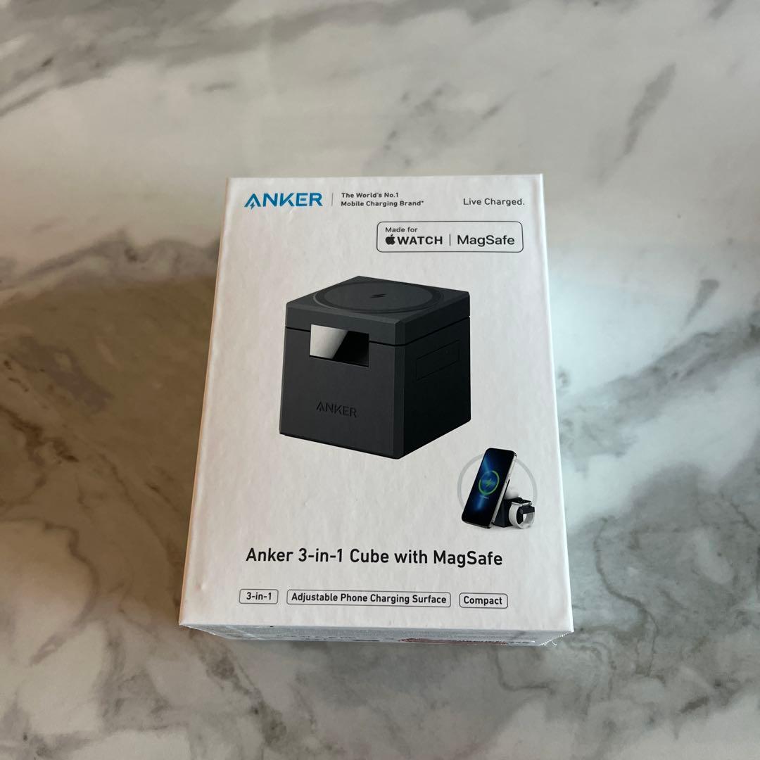 スマホアクセサリー Anker 3-in-1 Cube with MagSafe