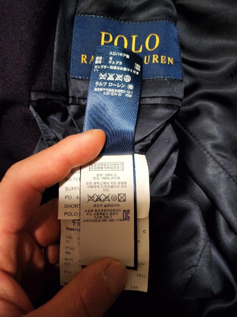 POLO RalphLauren ブレザー 38S ポロラルフローレン