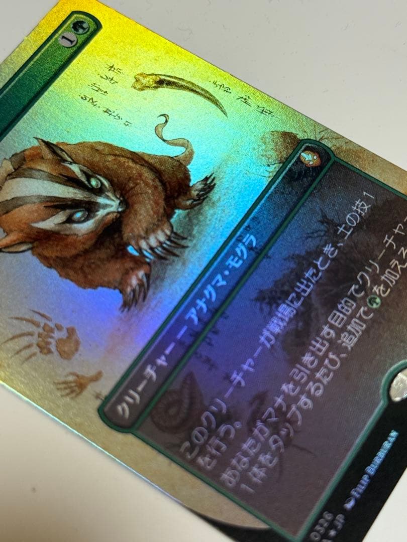 アナグマモグラの仔　日本語　ボーダーレス　FOIL