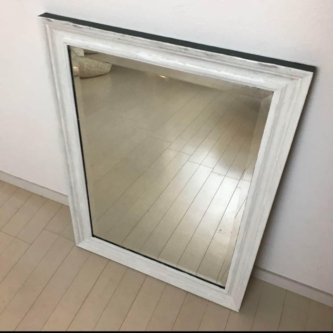 アンティーク　姿見　ウォールミラー　大型ミラー　60*80