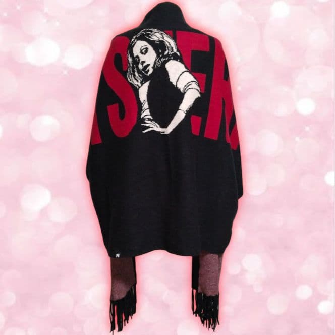 希少 ヒステリックグラマー VIXENGIRLジャガード ショールカーディガン