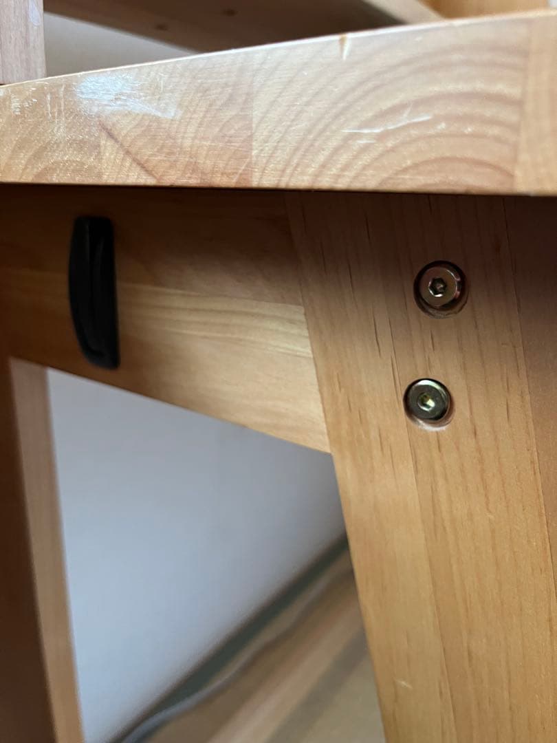 ACTUS 勉強机　REVE 木製シンプルデスク 上棚付き　アクタス