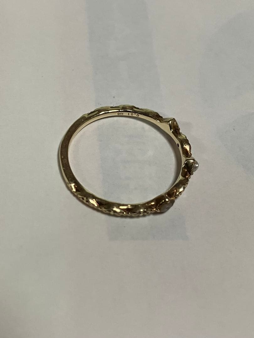 10Kダイヤモンド指輪