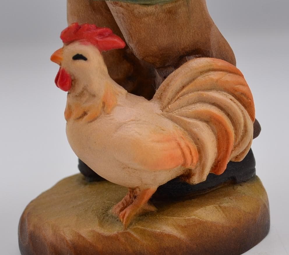 収穫　アンリ　ANRI　フェランディス　木彫り人形　イタリア　16ｃｍ　限定品