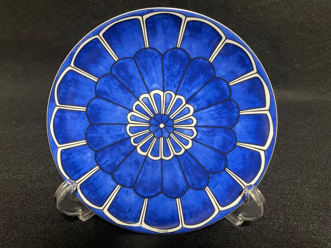 【未使用品】エルメス ブルーダイユール パンプレート 2枚セット 16cm