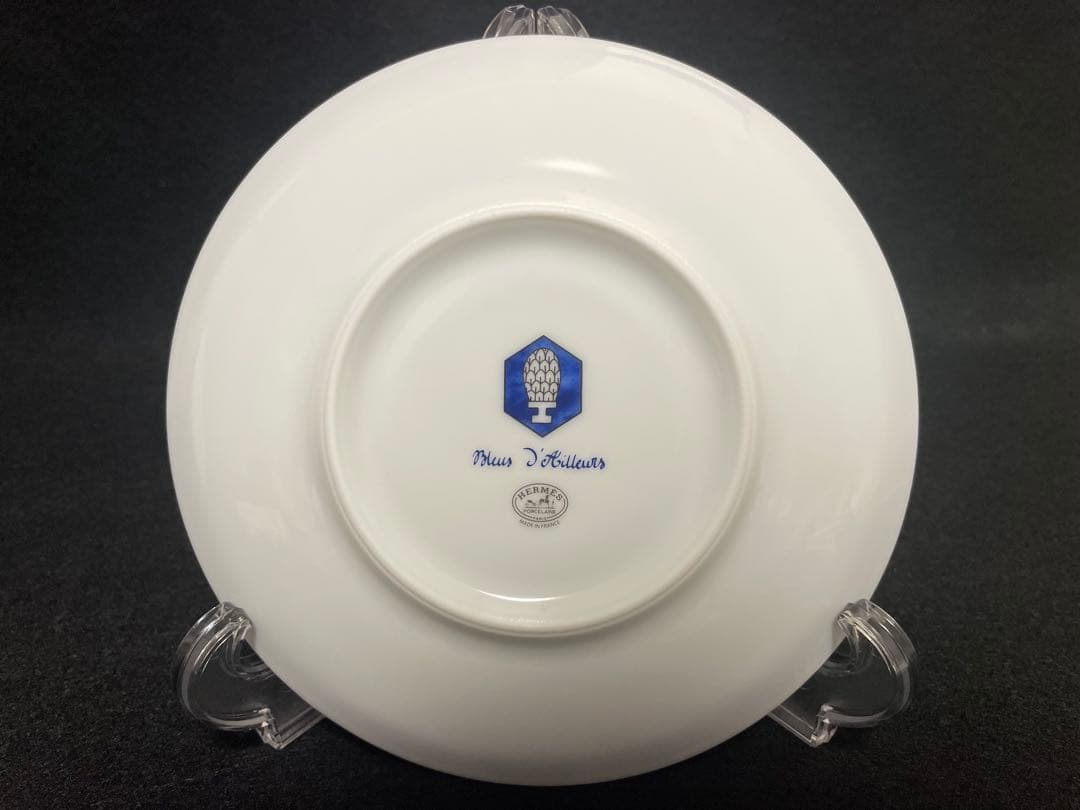 【未使用品】エルメス ブルーダイユール パンプレート 2枚セット 16cm