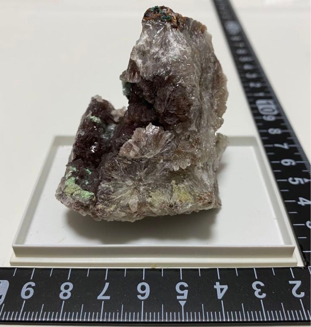 ニューメキシコ産 赤銅鉱入り異極鉱 キュプライト ヘミモルファイト 外国産鉱物