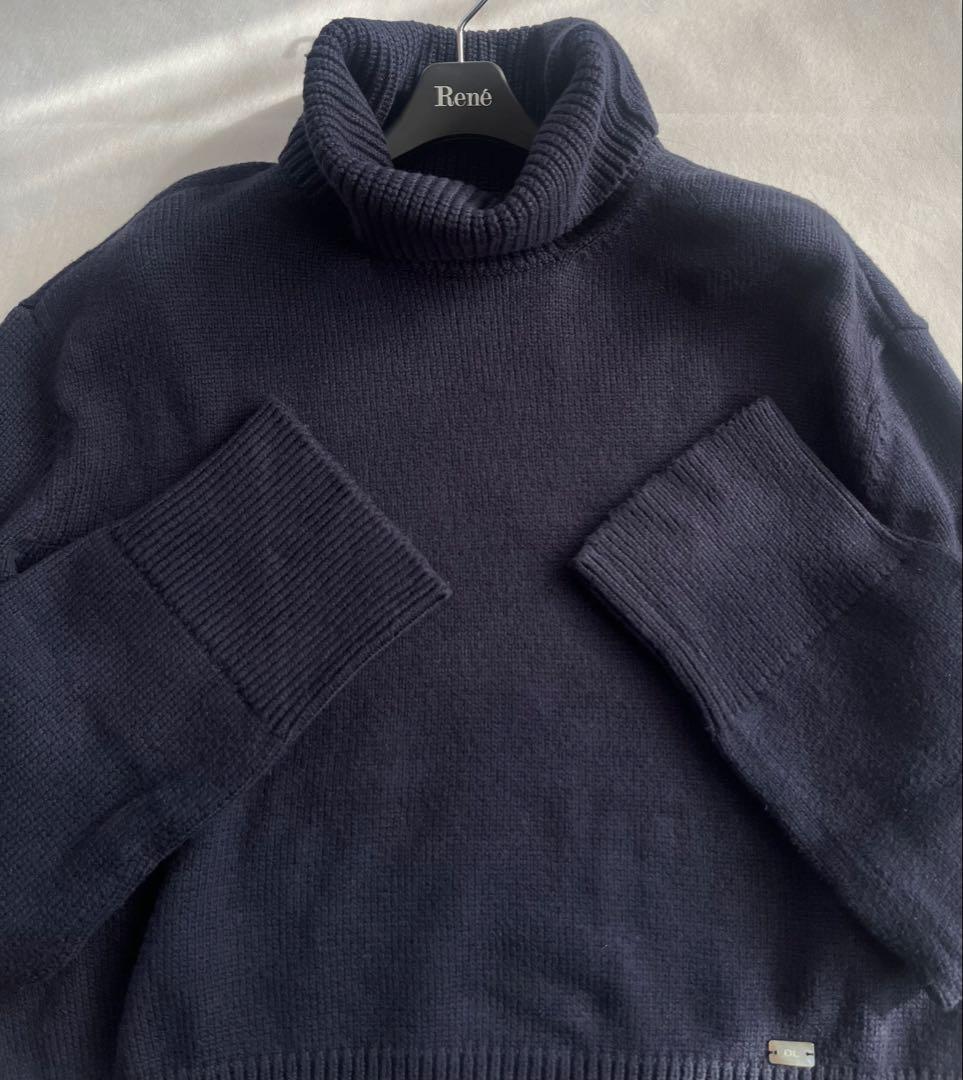 極美品♡FOXEYフォクシー2025 ♡デイジーカレニット　ミッドナイトネイビー