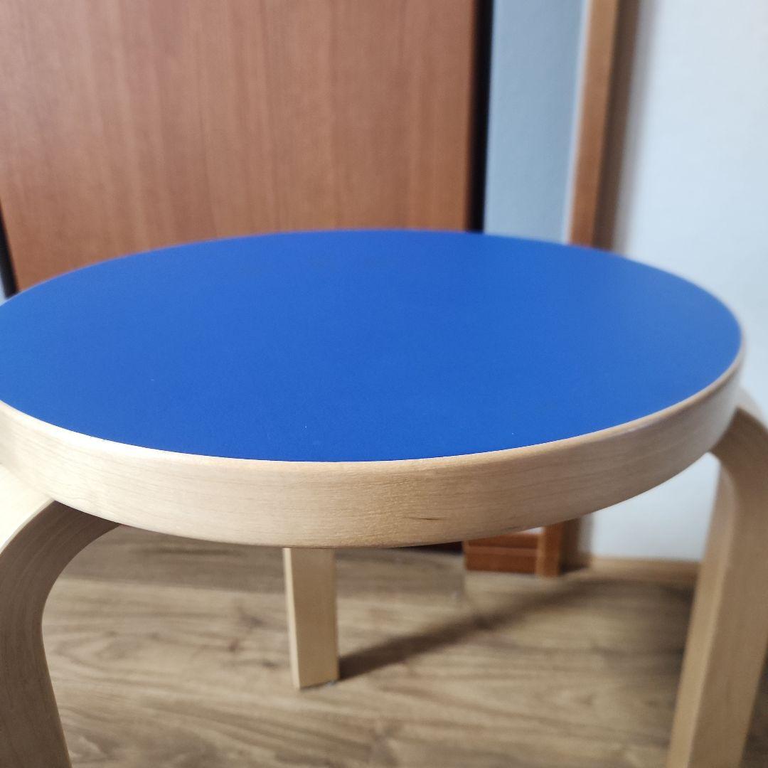 artek アルテック　スツール60 3本脚 リノリウム ミッドナイトブルー