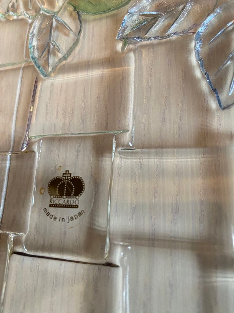 新品未使用　CONTEMPORARY COLLECTION ガラスプレート　大皿