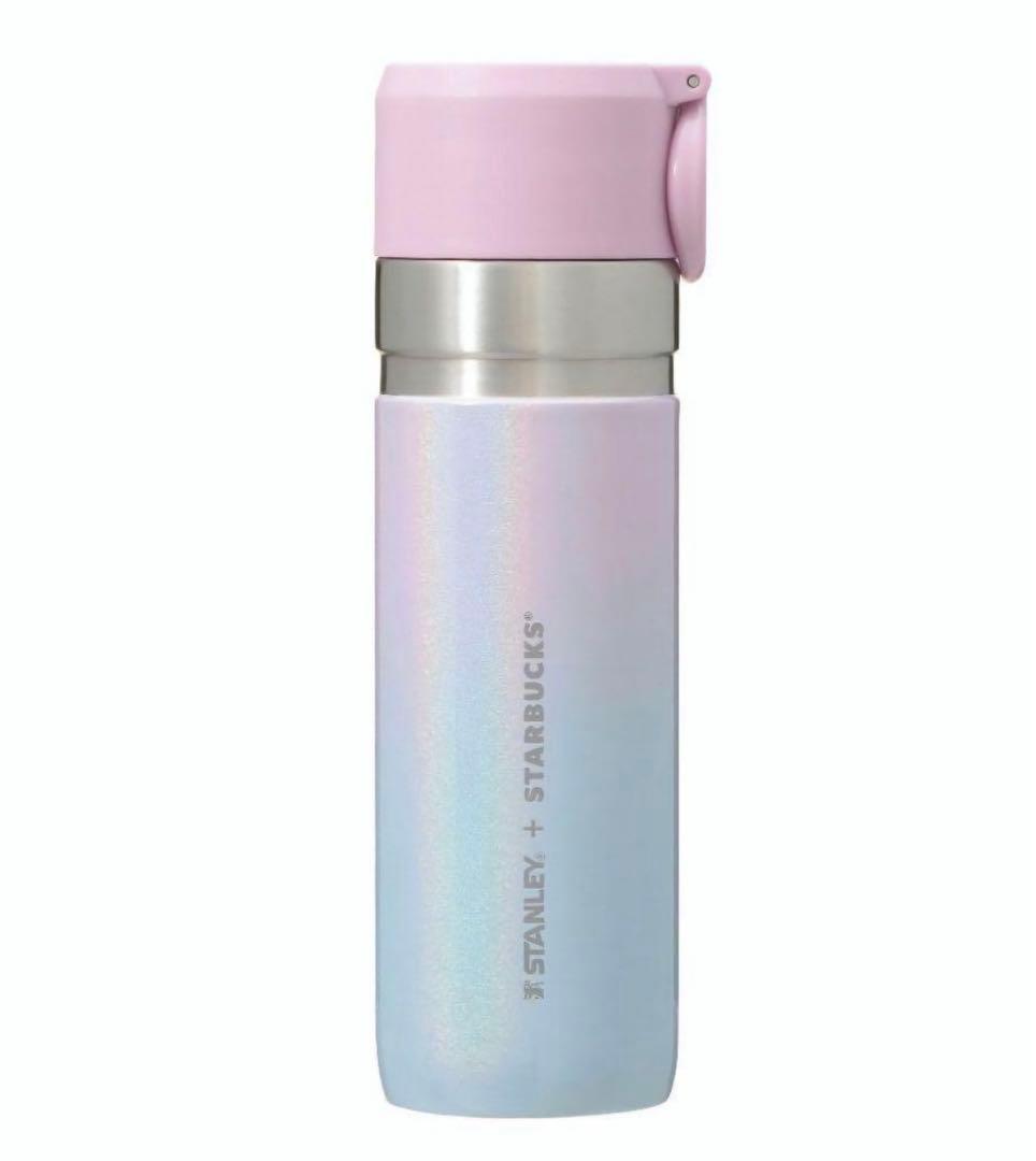 ★新品未使用★スタバ ステンレスボトル グラデーションブルーピンク タンブラー