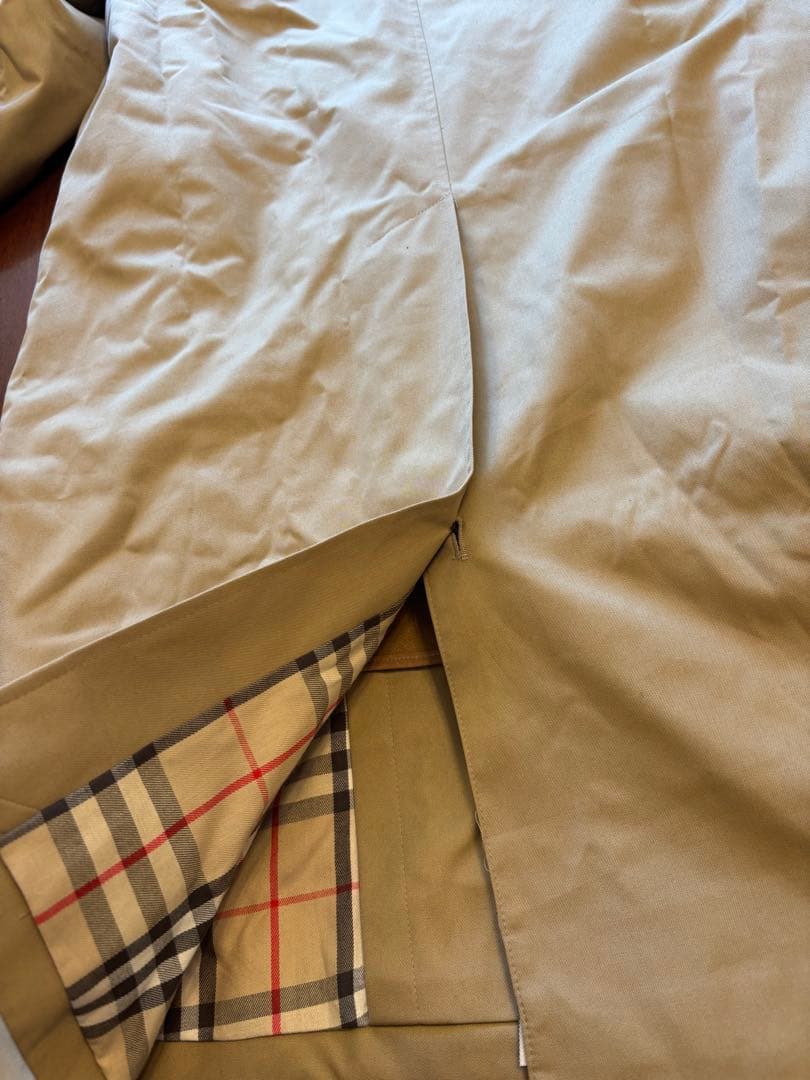 BURBERRY ステンカラーロングコート ベージュ　ビッグサイズ