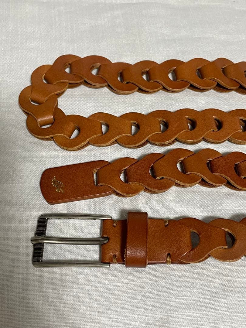【未使用】WYM Life LEATHER CHAIN BELT SIENNA