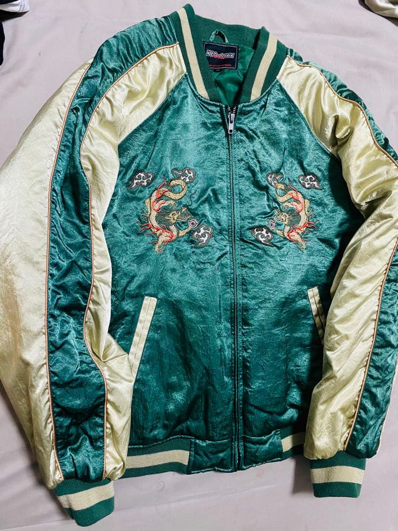 NEO-SIXX 日本限定 vintage スカジャン 龍 unisex サテン